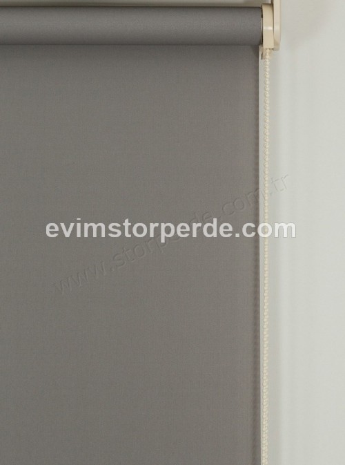 Gri Renk Polyester Stor Perde